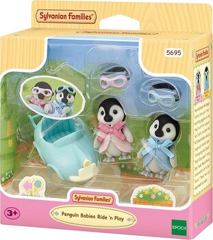 SYLVANIAN FAMILIES CARRINHO DE BRINCAR DOS BEBES PINGUINS