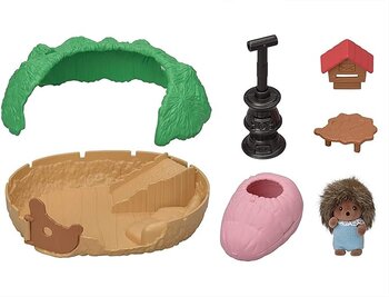 SYLVANIAN FAMILIES ESCONDERIJO DO BEBE PORCO ESPINHO