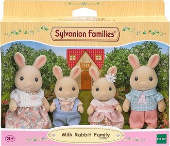 FAMILIA DOS COELHOS DE LEITE - SYLVANIAN FAMILIES