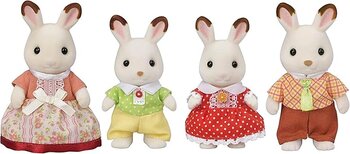 NOVA FAMILIA COELHO CHOCOLATE - SYLVANIAN FAMILIES