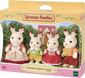 NOVA FAMILIA COELHO CHOCOLATE - SYLVANIAN FAMILIES