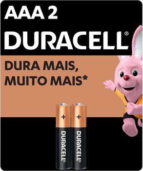 PILHA  DURACELL ALCALINA PALITO AAA2