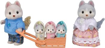 FAMILIA DOS HUSKYS - SYLVANIAN FAMILIES