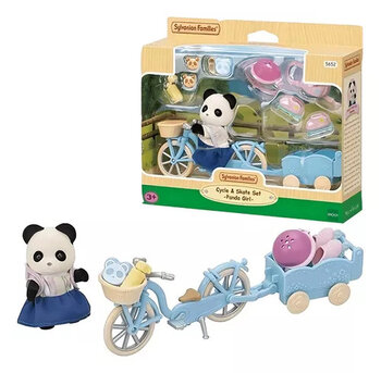 CONJ. BICICLETA E PATINS MENINA PANDA