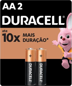 PILHA  DURACELL ALCALINA  AA 2