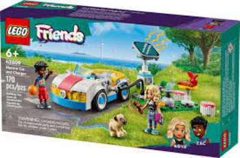 LEGO FRIENDS CARRO ELETRICO E CARREGADOR