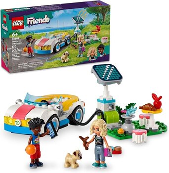 LEGO FRIENDS CARRO ELETRICO E CARREGADOR