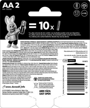 PILHA  DURACELL ALCALINA  AA 2