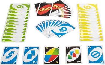 JOGO DE CARTAS UNO ORIGINAL CX.C/12 W2085 - MATTEL