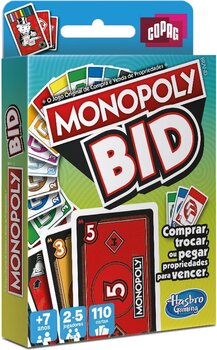 JOGO DE CARTAS MONOPOLY BID UNIDADE 34261 - COPAG