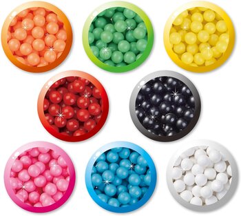 AQUABEADS REFIL 800 BEADS SOLID BEAD PACK